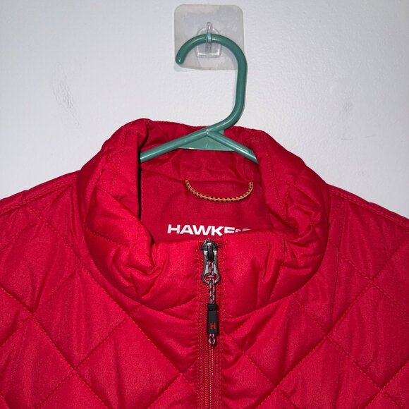 Hawke & Co Mens Quilted Red Vest Size L Polyester Performance Outerwear - Picture 3 of 6